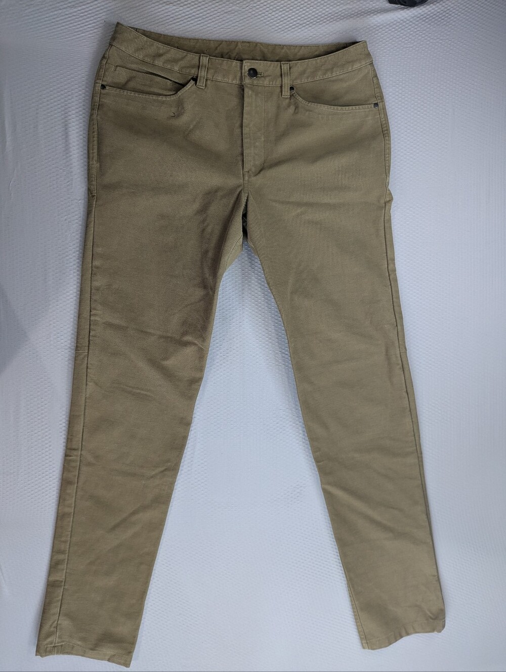 Lululemon Men's Pants 33x33 ABC Slim Fit Utilitech Brown Khaki M5ABOS